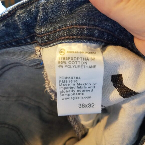 AG Adriano Goldschmied Jeans Men's 36x32 Modern Slim Fit 1783FXDPTHA - Picture 9 of 10